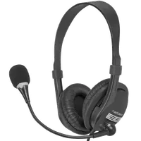 Casque Micro Natec Drone Noir/Orange Jack 3.5mm