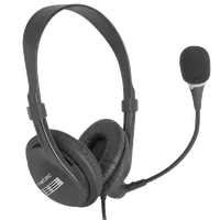 Casque Micro Natec Drone Noir/Orange Jack 3.5mm - 4