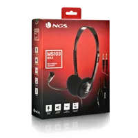 NGS MS103 MAX Casque Avec fil Arceau Appels/Musique Noir - 6