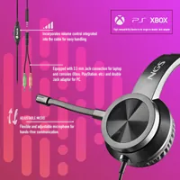 NGS MSX 11 PRO Casque Avec fil Arceau Gaming Noir - 6