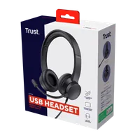 Trust Ayda Casque Avec fil Arceau Appels/Musique Noir - 6