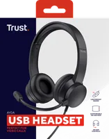 Trust Ayda Casque Avec fil Arceau Appels/Musique Noir - 7