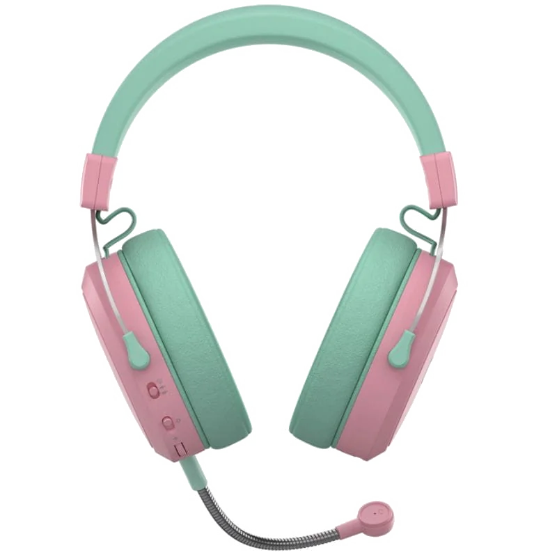 Casque Gamer Sans Fil Cooler Master CH351 Rose/Vert - Liberté et Immersion