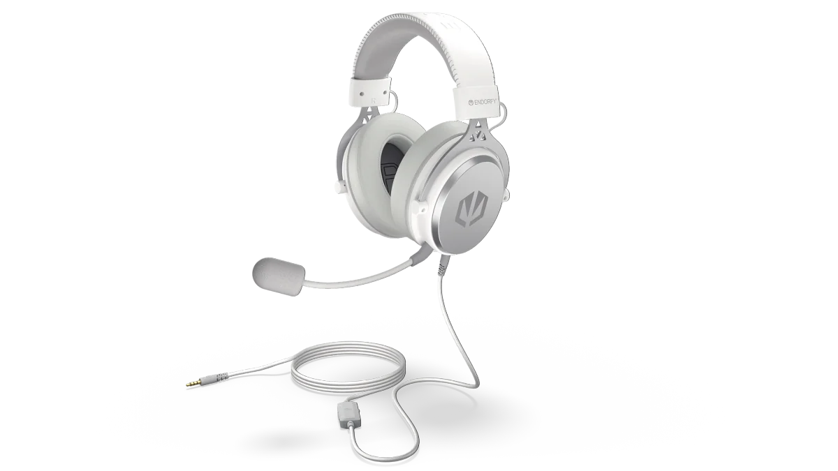 Casque Gamer filaire Endorfy Viro Plus Onyx (Blanc)