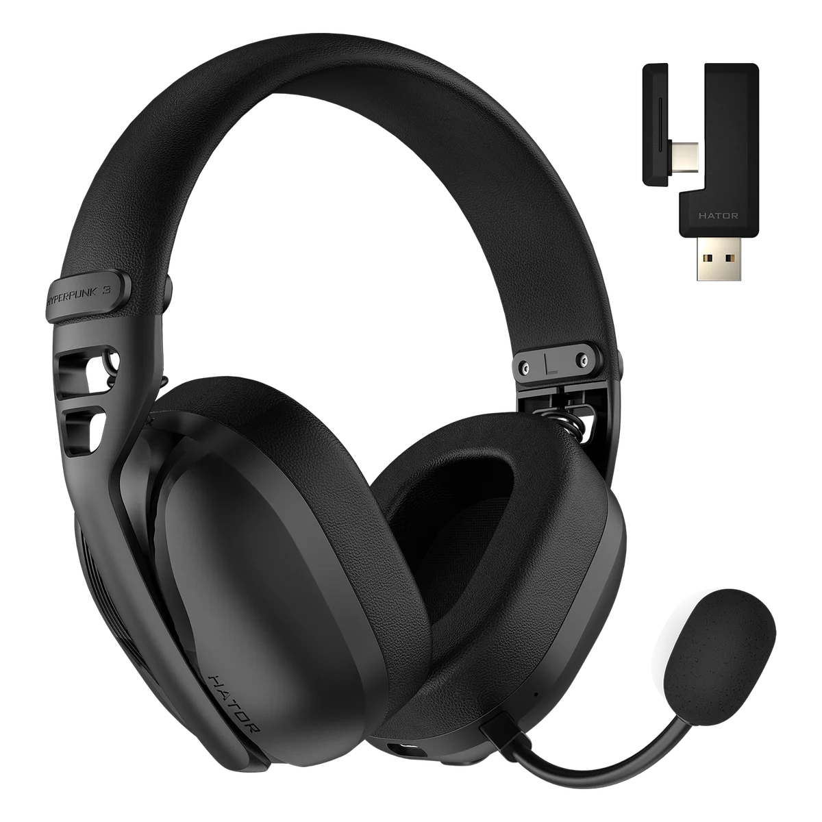 HATOR Hyperpunk 3 Wireless - Casque Gaming Noir