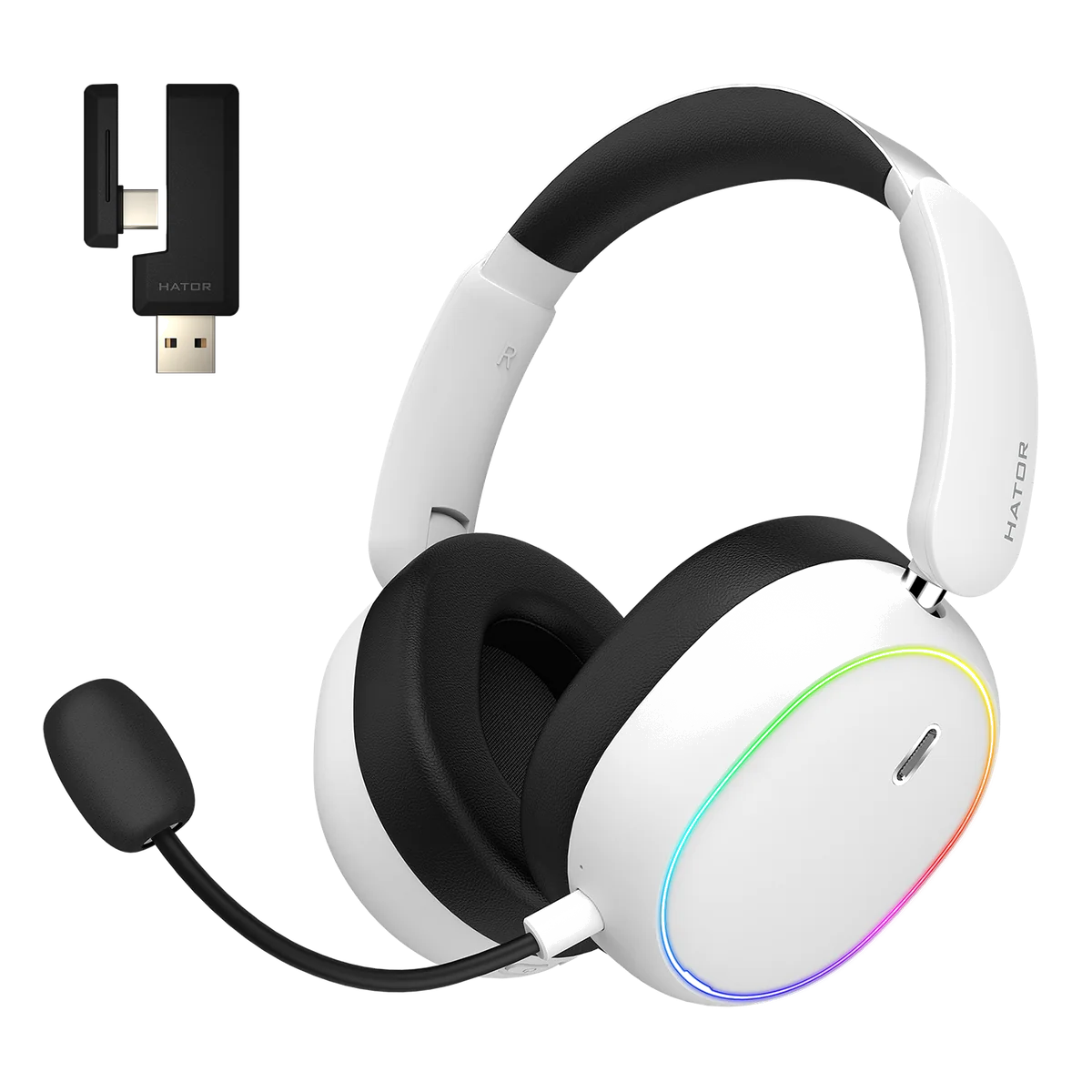 HATOR Phoenix 2 Wireless - Casque Gaming Blanc