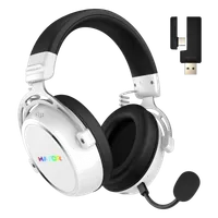 HATOR Hypergang 3 Wireless Casque Sans fil Arceau Gaming USB Type-C / USB Type-A Bluetooth Blanc