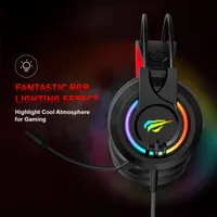 Casque Gaming Havit H2038U RGB Blanc - Son Surround 7.1 Immersif - 3