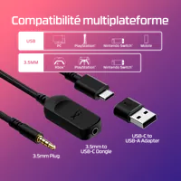 HyperX Cloud III — Casque de jeu (noir/rouge) - 4