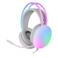 Mars Gaming MHGLOW - Casque Gaming RGB Blanc - 3
