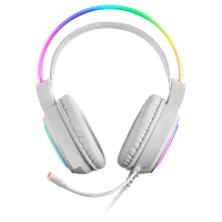Mars Gaming MHRGBW - Casque Gaming RGB USB Blanc - 2