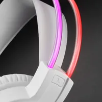 Mars Gaming MHRGBW - Casque Gaming RGB USB Blanc - 3