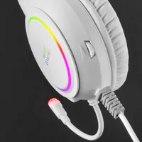Mars Gaming MHRGBW - Casque Gaming RGB USB Blanc - 4