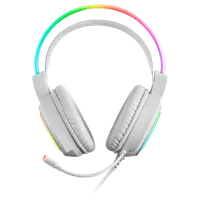 Mars Gaming MHRGBW - Casque Gaming RGB USB Blanc - 8