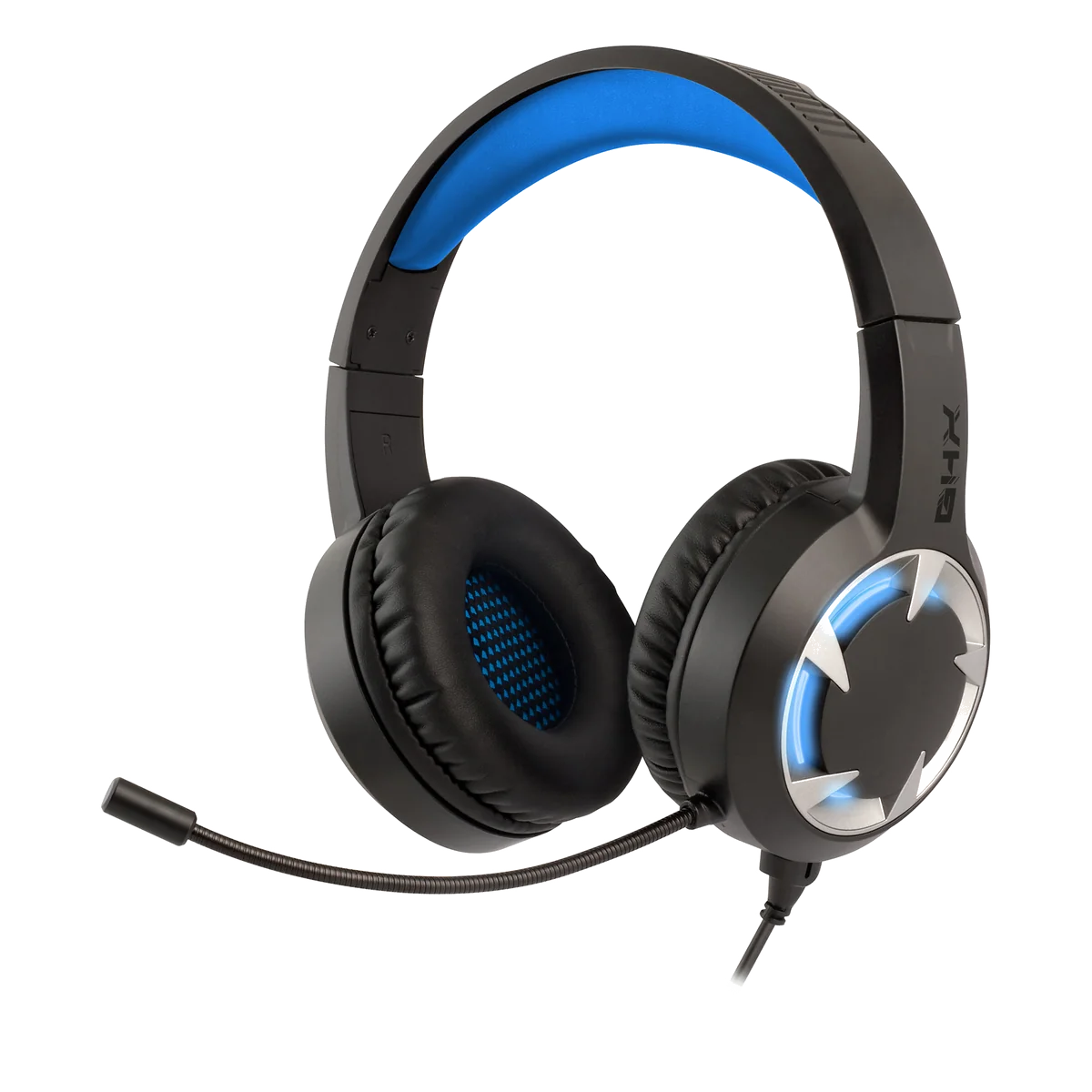 NGS GHX-510 Casque Avec fil Arceau Gaming Noir, Bleu