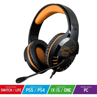 Casque Gaming Filaire Spirit Of Gamer PRO H3 Edition Multiplateforme Noir et Orange