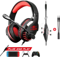 Casque Gaming Filaire Spirit of Gamer PRO-H3 - Noir/Rouge - 3