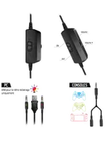 Casque Gamer Spirit Of Gamer ELITE-H50 Dark Edition - Son Immersif et Confort Optimal - 3