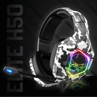 Casque Gamer Spirit of Gamer ELITE-H50 Artic RGB - Confort et Immersion Multiplateforme - 3