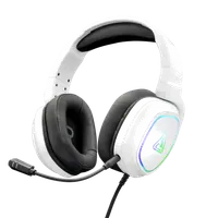 Casque Gaming RGB Korp Radium Blanc - Son Stéréo, Micro Détachable - 2