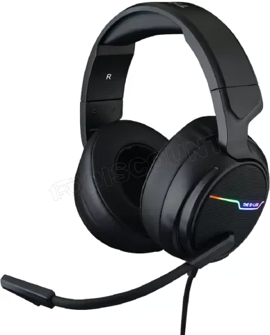Casque Gamer filaire The G-Lab Korp Thallium RGB (Noir)