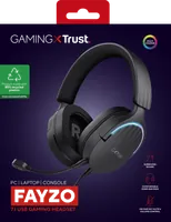 Trust GXT 490 FAYZO Casque Avec fil Arceau Gaming USB Type-A Noir - 9
