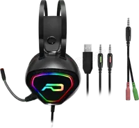 Casque Gamer Advance GTA 210 Filaire Jack 3.5mm Noir/Rouge - 2