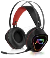Casque Gamer Filaire Advance GTA 230 RGB Noir/Rouge