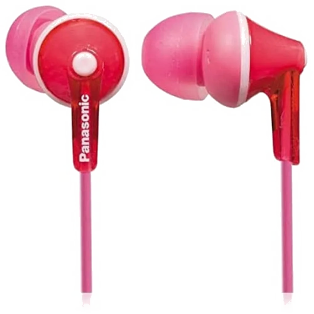 Écouteurs Intra-Auriculaires Panasonic RP-HJE125 - Design ErgoFit Rose