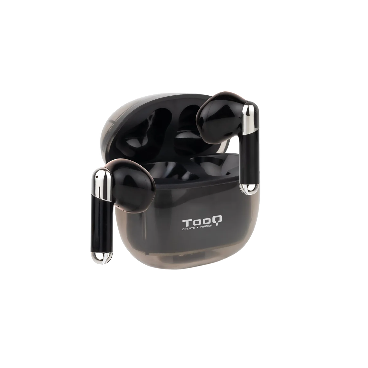 TooQ Onyx - Casque Bluetooth Noir et Chrome