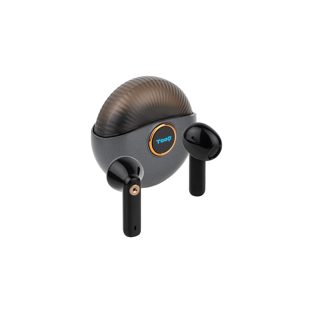 TooQ Snail - Casque Bluetooth Sans Fil Noir/Gris