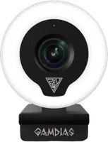 Webcam Gamdias Iris M1 Full HD 1080p 60fps avec Éclairage Ring Light et Autofocus