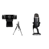 Webcam Logitech C922 Pro Stream - Full HD 1080p pour Streaming et Création de Contenu