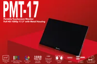 Verbatim 49593 écran plat de PC 43,9 cm (17.3") 1920 x 1080 pixels Full HD LCD Écran tactile Noir - 4