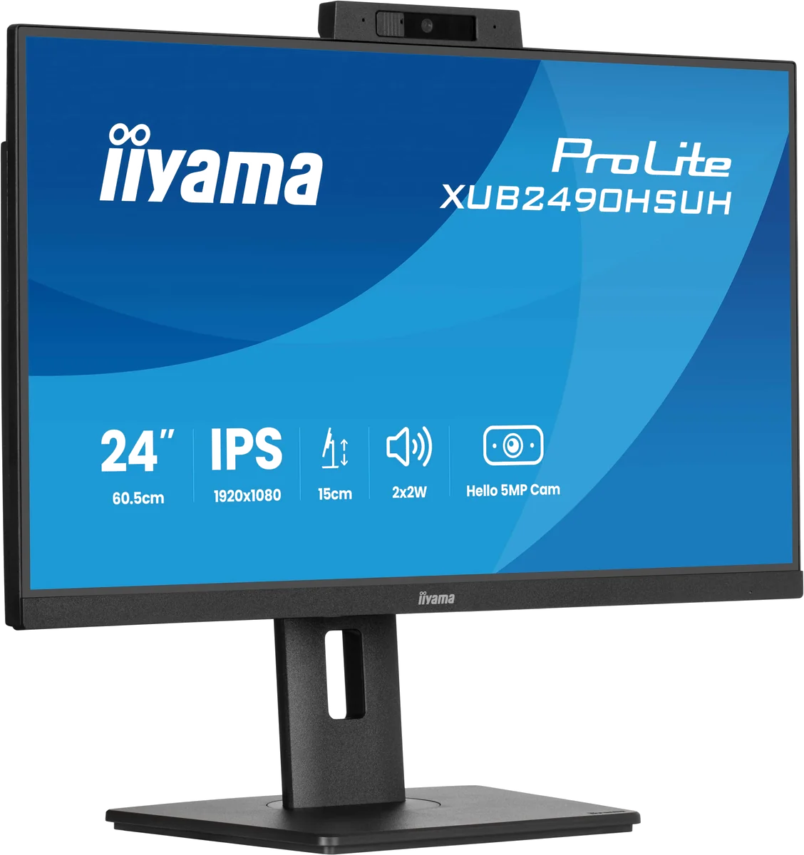 iiyama XUB2490HSUH-B2 écran plat de PC 60,5 cm (23.8") 1920 x 1080 pixels Full HD LED Noir