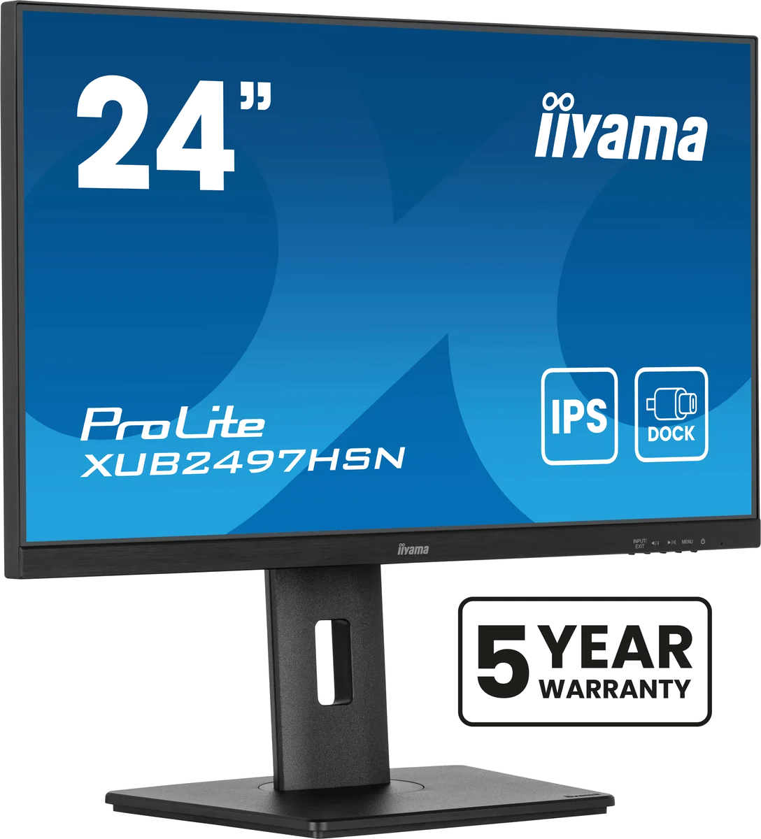 iiyama ProLite XUB2497HSN-B2 écran plat de PC 60,5 cm (23.8") 1920 x 1080 pixels Full HD LED Noir