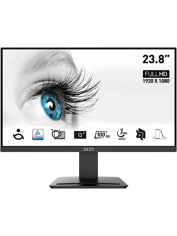 MSI Pro MP2412 écran plat de PC 60,5 cm (23.8") 1920 x 1080 pixels Full HD LCD Noir