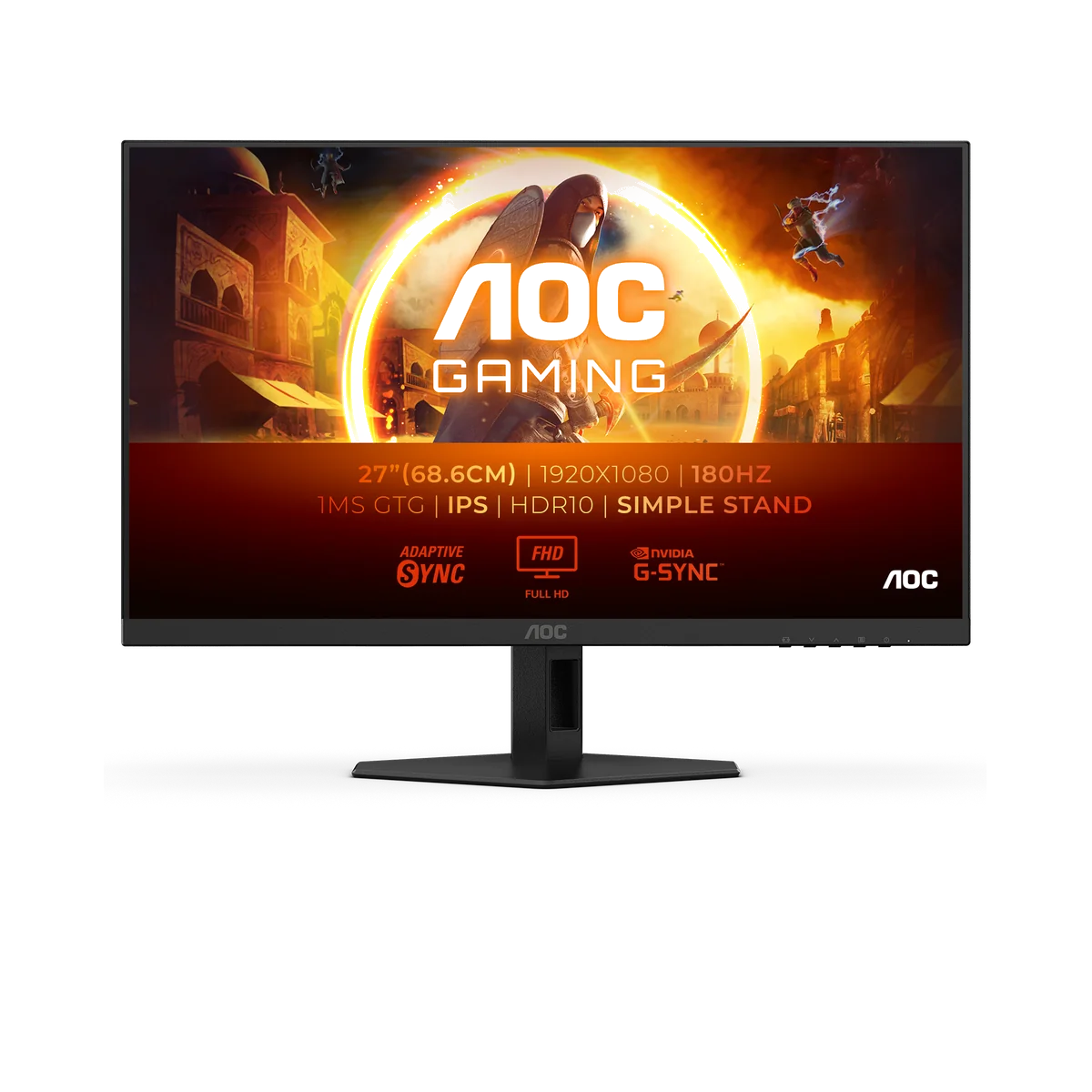 AOC 27G4XE - Écran PC Gamer 27" Full HD 180Hz