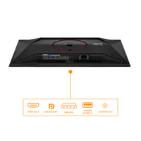 AOC G4 Q27G4SDR écran plat de PC 67,3 cm (26.5") 2560 x 1440 pixels Quad HD QD-OLED Noir, Rouge - 4