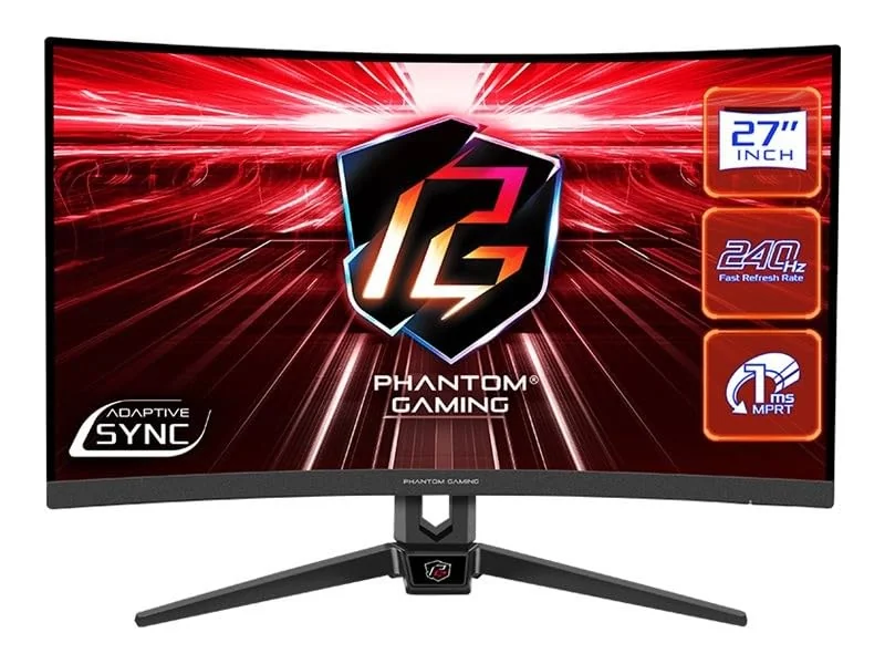 Écran Gaming ASRock Phantom Gaming PG27FRS1A 27" Full HD 280Hz Incurvé
