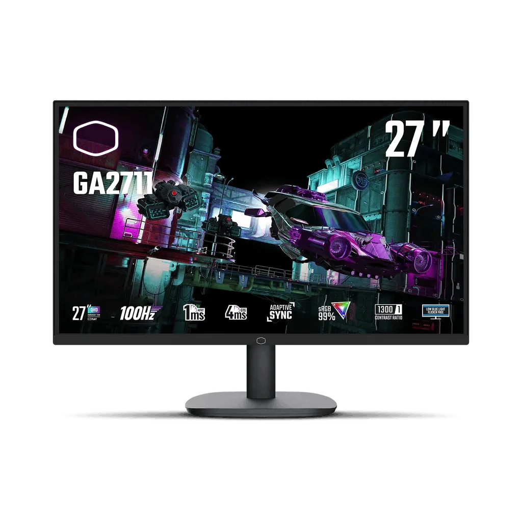 Écran PC Gamer Cooler Master GA2711 27" QHD 100Hz IPS 1ms HDR