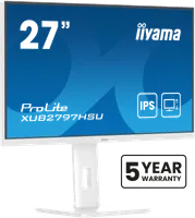 iiyama ProLite XUB2797HSU-W2 écran plat de PC 68,6 cm (27") 1920 x 1080 pixels Full HD LED Blanc