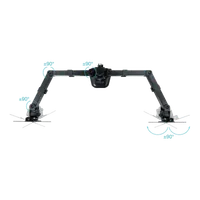 TooQ DB1802TN-B - Support Double Bras pour Écrans 17"-32" - 3