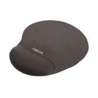 Tapis de Souris Ergonomique LogiLink ID0027 avec Repose-Poignet en Gel Noir - 1
