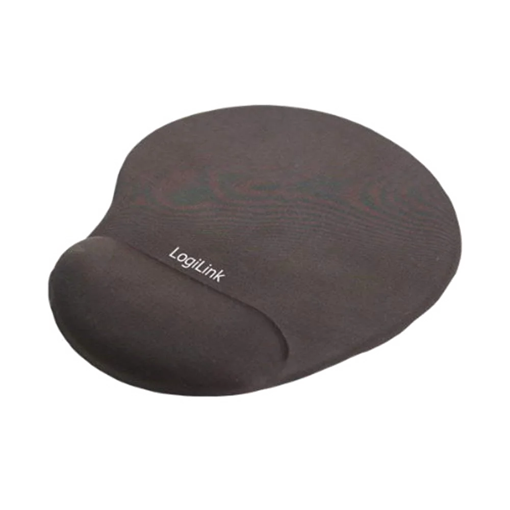 Tapis de Souris Ergonomique LogiLink ID0027 avec Repose-Poignet en Gel Noir