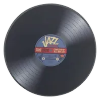 Tapis de souris T'nB Vinyle 45T (Noir) - 1
