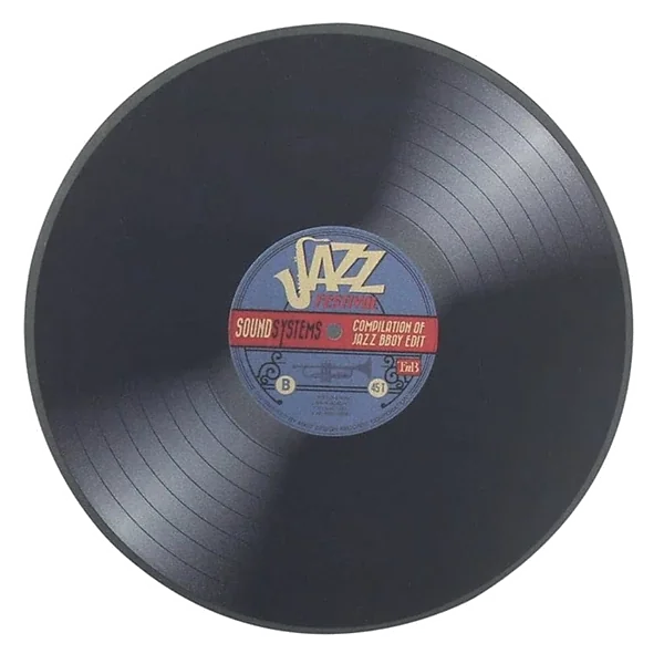 Tapis de souris T'nB Vinyle 45T (Noir)