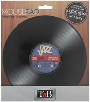 Tapis de souris T'nB Vinyle 45T (Noir) - 2