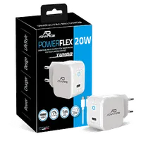 Chargeur Secteur Advance PowerFlex Turbo 65W USB-C + USB-A Blanc - 2