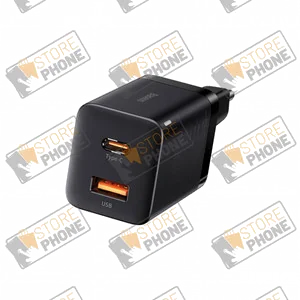 Chargeur Secteur Baseus Super Si 20W USB-C PD - Noir